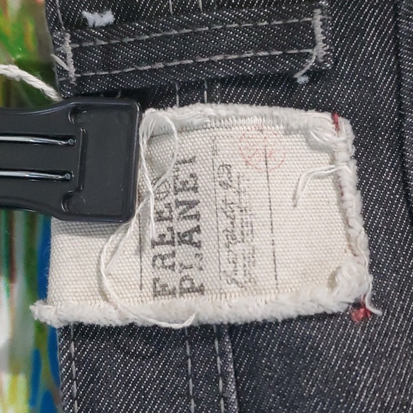 Free Planet men's denim shorts size 33 - Picture 3 of 4